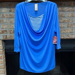 NWT Faded Glory cowl neck top